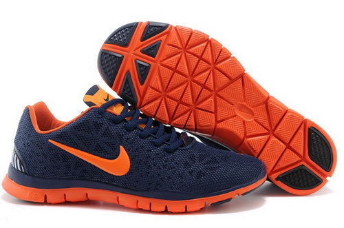 Nike Free Tr Fit 3 Breathe Mens Shoes Dark Blue Orange Special Online